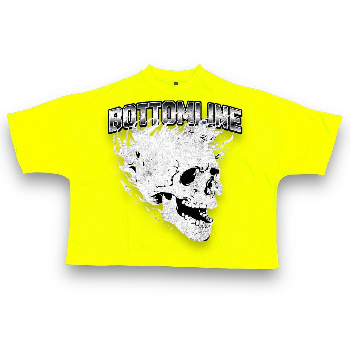 BOTTOMLINE "SKULL ON FIRE" TEE